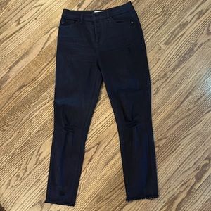 KanCan black distressed skinny jeans